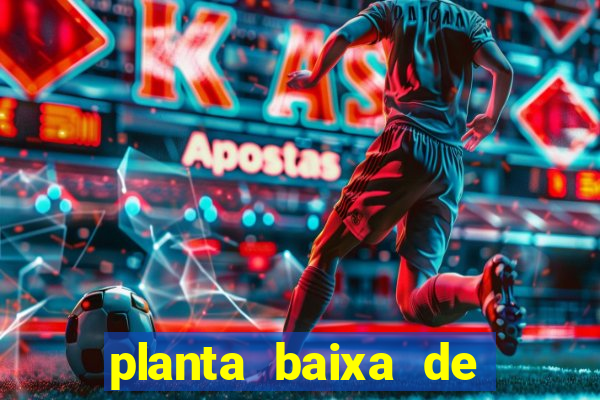 planta baixa de campo de futebol society